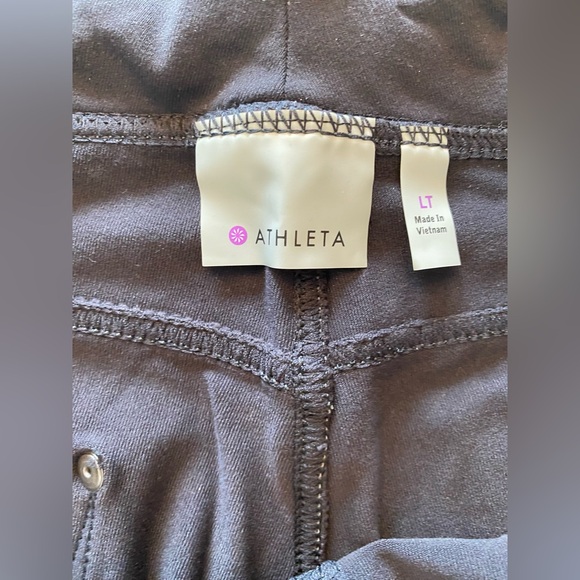 Athleta Women's Gray Pants Large Tall - Picture 10 of 11